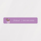 Guinee Pig School Class Lunch Naam Nummer Labels (Design 1)