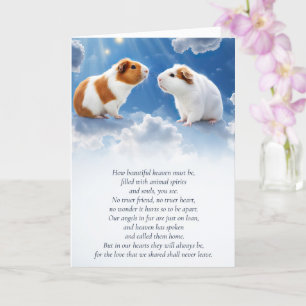 Guinee Pig Sympathie Verlies van Pet Kaart