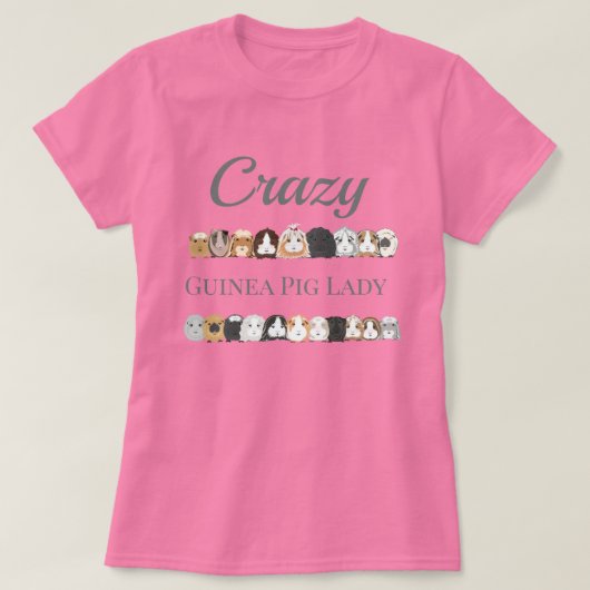 Guinee Pig T-shirt (Design voorkant)