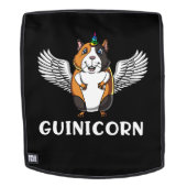 Guinee Pig Unicorn Cute Cavy Pet Rugtassen (Verwijderbaar gezicht)