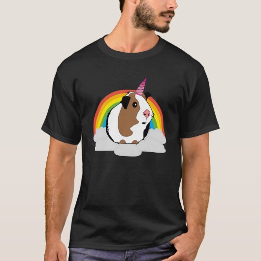 Guinee Pig Unicorn Cute Guinee Pig T-shirt (Voorkant)