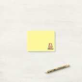 Guinee Pig Wheek Post-it® Notes (Op bureau)