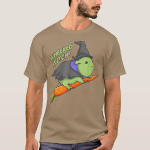 Guinee Pig Wheeked Witch Halloween T-shirt