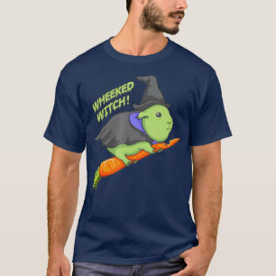 Guinee Pig Wheeked Witch Halloween T-shirt