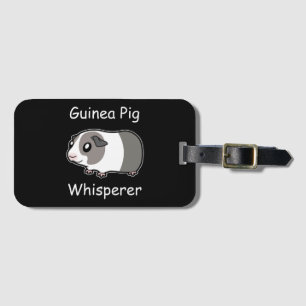 Guinee Pig Whisperer Bagagelabel