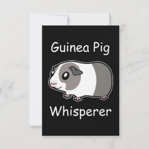 Guinee Pig Whisperer Bedankkaart