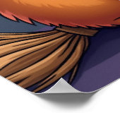 Guinee Pig Witch - Schattigee Dog Pop Art Poster (Hoek)