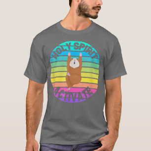 GUINEE PIG Yoga HOLY SPIRIT ACTIVATE Funny Yoga Po T-shirt