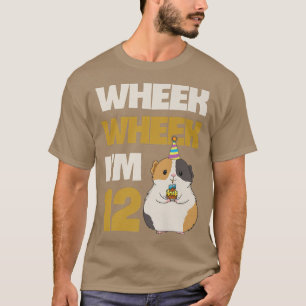 Guinee Piggy Quote voor uw 12-jarige Guinee Dau T-shirt