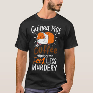 Guinee Pigs Coffee Funny Gift T-shirt