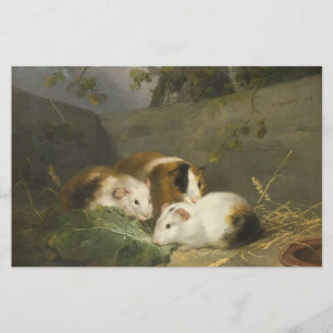 Guinee Pigs (door George Morland) Briefpapier