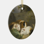Guinee Pigs (door George Morland) Keramisch Ornament (Rechts)