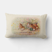 Guinee-Pigs in de tuin Kussen (Achterkant)