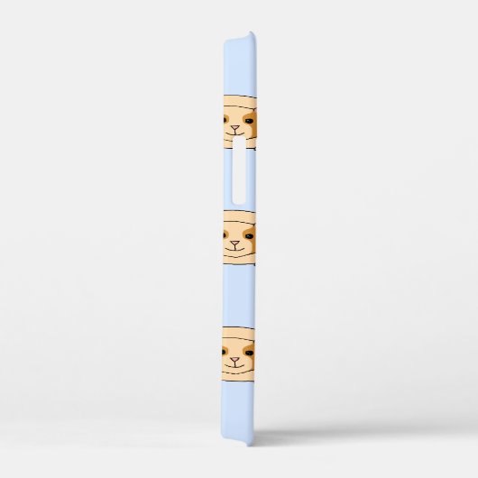 Guinee Pigs Pattern op Pastel Blue. Case-Mate iPhone Case (Achterkant / Rechts)