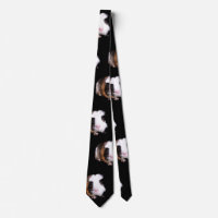 Guinee Pigs Pattern, Unisex Silky Stropdas