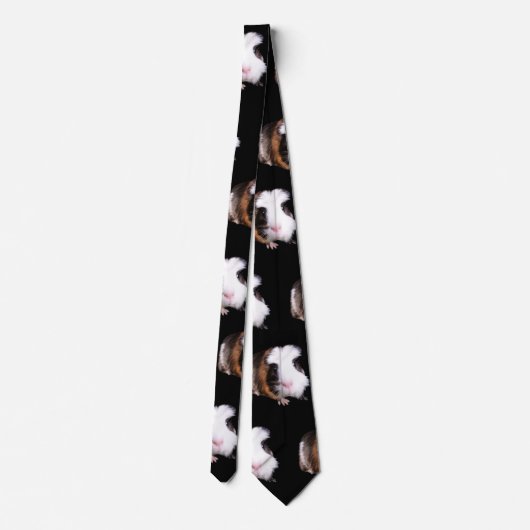 Guinee Pigs Pattern, Unisex Silky Stropdas (Achterkant)