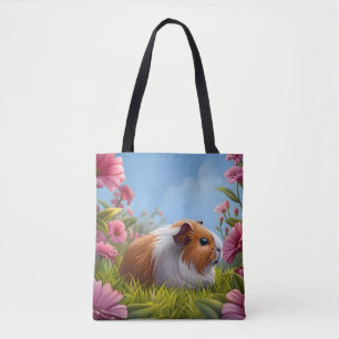 Guinee Pig's Pink Flower Paradise Draagtas