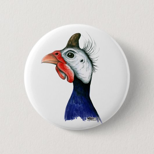 Guinee Ronde Button 5,7 Cm (Voorkant)