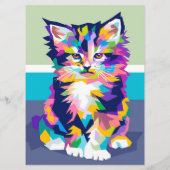 Guinee-roodroze kleuren Funny Pet Gift Ideeën Menu (Achterkant)