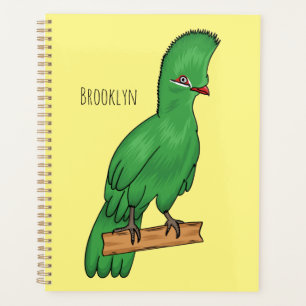 Guinée turaco bird cartoon