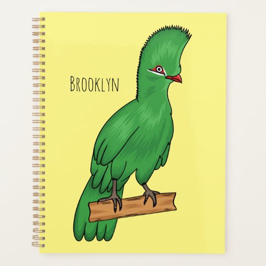 Guinée turaco bird cartoon (Devant)