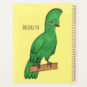 Guinée turaco bird cartoon (Dos)