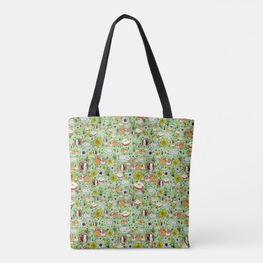 Guinee-Varkenshaar Canvas tas (Achterkant)