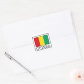 Guinee Vierkante Sticker (Envelop)