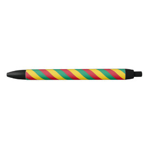 Guinee Vlag Balpen Zwarte Inkt Pen
