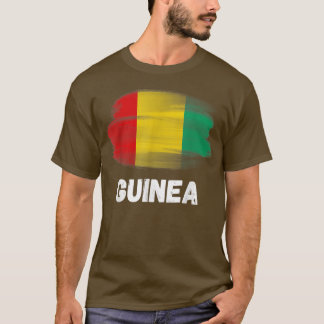 Guinee - vlag Pride Retro Guinee - vlagfamilie Mat T-shirt