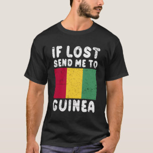 Guinee Vlag Souvenir - Als Verloren Stuur Me Naar T-shirt