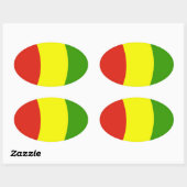 Guinee Vlag Sticker (Vel)