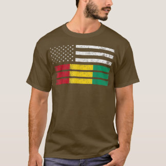 Guinees Amerikaanse Vlag VS Guinee T-shirt