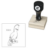 Guinese cartoon 	rubberstempel (Gestempeld)