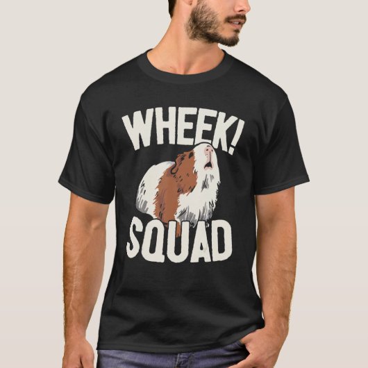 Guinese eigenaar van Wheek Squad Guinea Pig T-shirt (Voorkant)