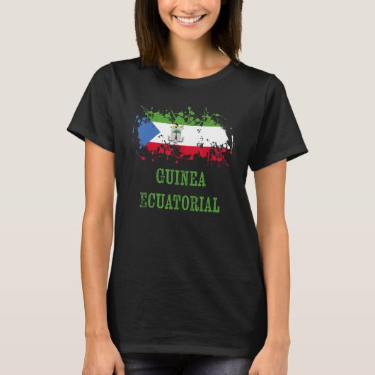 Guinese liefhebbers van Guinee en Equatoriaal-Guin T-shirt (Voorkant)