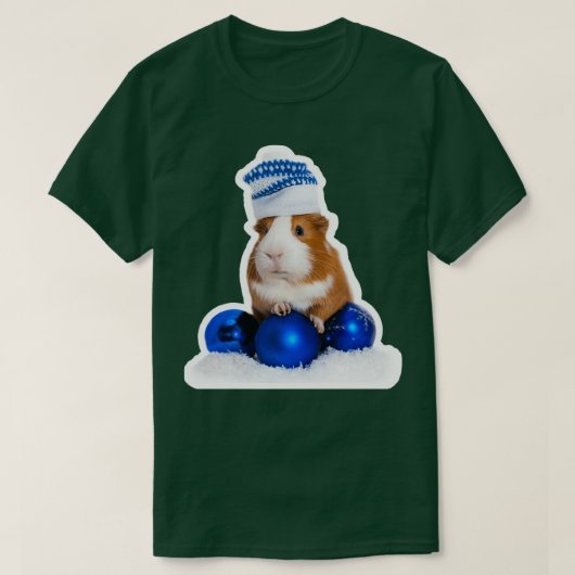 Guinese pet tegen witte achtergrond t-shirt (Design voorkant)