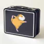 Guinese varken bij Yoga Stretching (Achterkant)