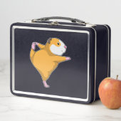 Guinese varken bij Yoga Stretching (In situ)