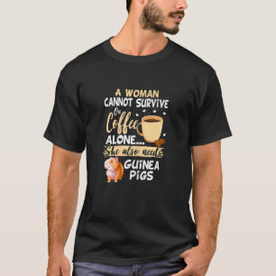 Guinese varken, grafische vrouwen en meisjes, cavi t-shirt