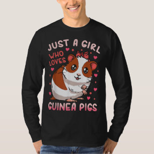 Guinese varken is gewoon een meisje dat van Guinee T-shirt