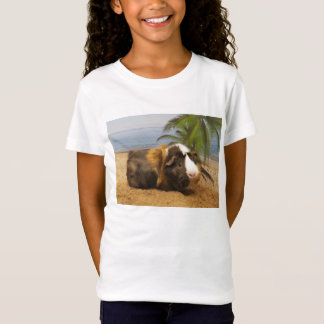 Guinese varken onder palmboomschenkel t-shirt