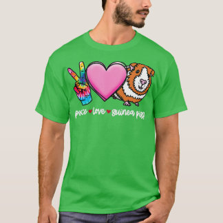 Guinese varken, Peace Love Guinea Pigs, Guinee Pig T-shirt