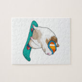 Guinese varken Snowboarder Legpuzzel (Horizontaal)