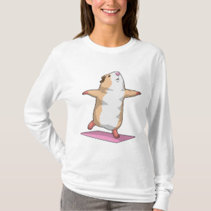 Guinese varken Yoga Meditation Fitness T-shirt