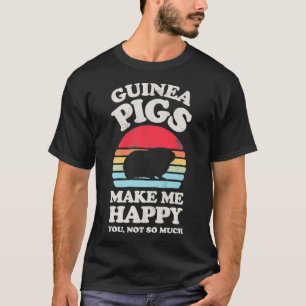 Guinese varkens maken me blij met Funny Guinee Var T-shirt