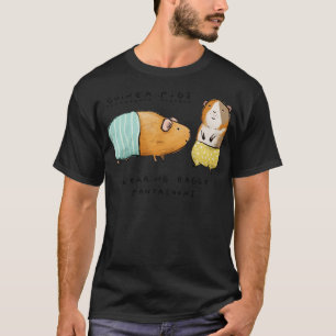 Guinese varkens met bagagepantaloons t-shirt