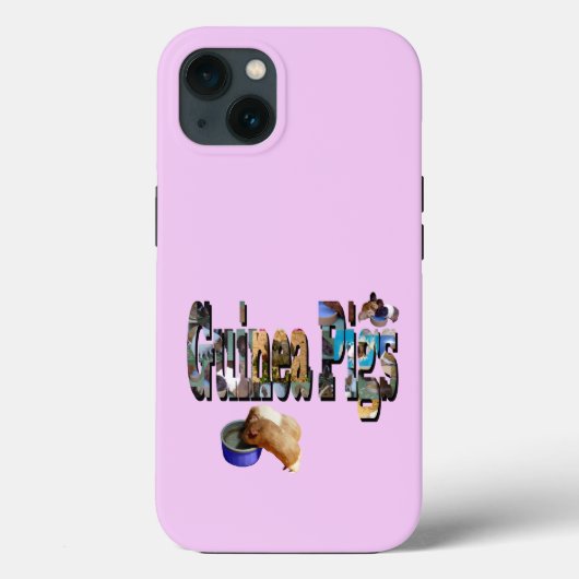 Guinese varkens zijn het woord, iPhone 13 Hoesje (Achterkant)
