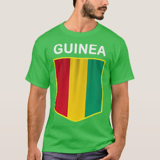 Guinese vlag Emblem Guinee Pride Ancestry Heritag T-shirt
