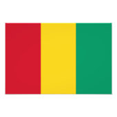 Guinese vlag foto afdruk (Voorkant)